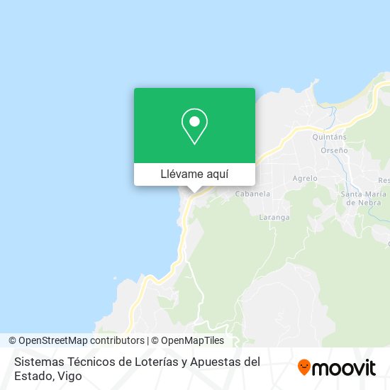 Mapa Sistemas Técnicos de Loterías y Apuestas del Estado