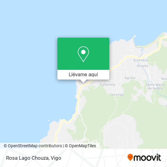 Mapa Rosa Lago Chouza