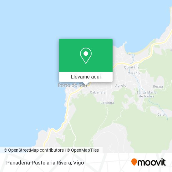 Mapa Panadería-Pastelaria Rivera