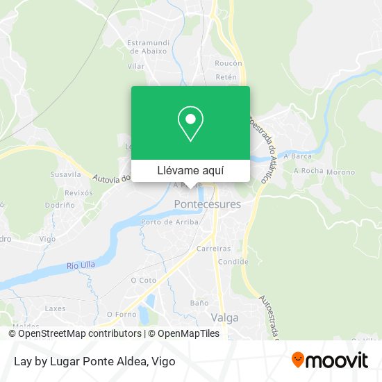 Mapa Lay by Lugar Ponte Aldea