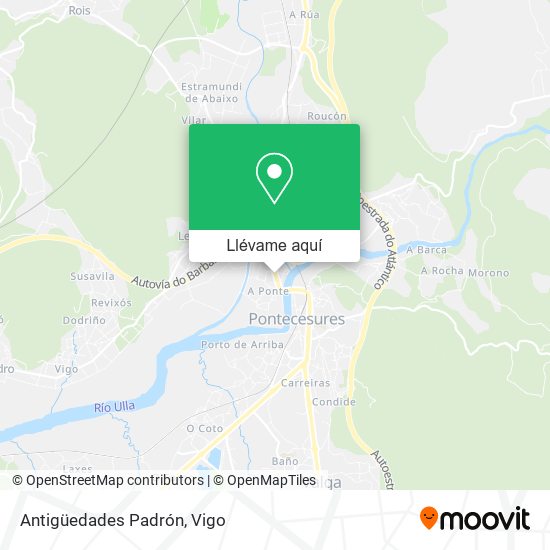 Mapa Antigüedades Padrón