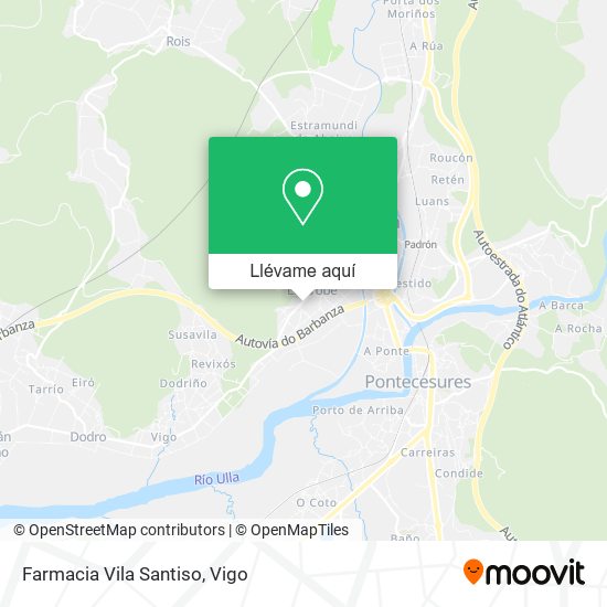 Mapa Farmacia Vila Santiso