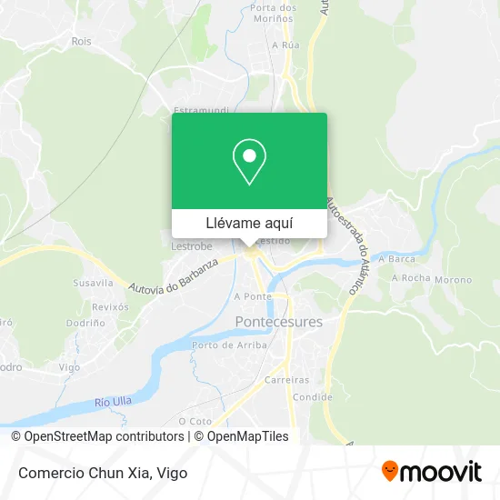 Mapa Comercio Chun Xia