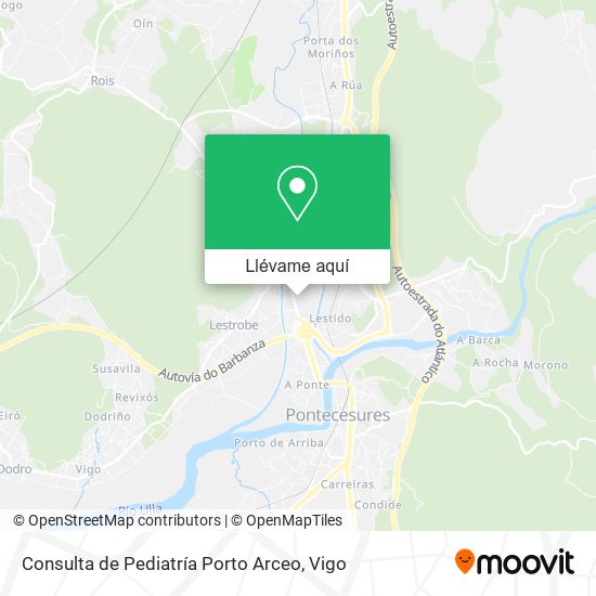 Mapa Consulta de Pediatría Porto Arceo