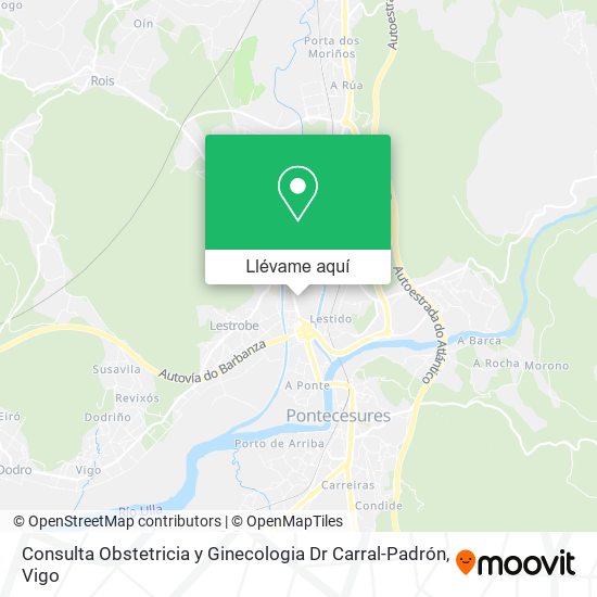 Mapa Consulta Obstetricia y Ginecologia Dr Carral-Padrón