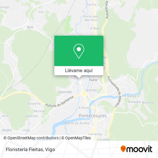 Mapa Floristería Fieitas