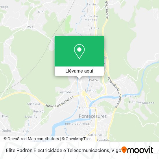 Mapa Elite Padrón Electricidade e Telecomunicacións