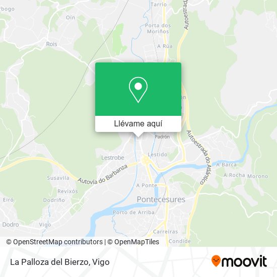 Mapa La Palloza del Bierzo