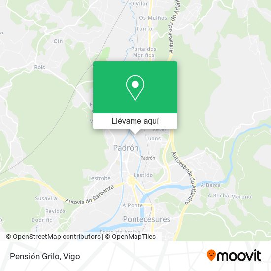 Mapa Pensión Grilo