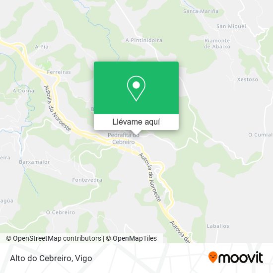Mapa Alto do Cebreiro