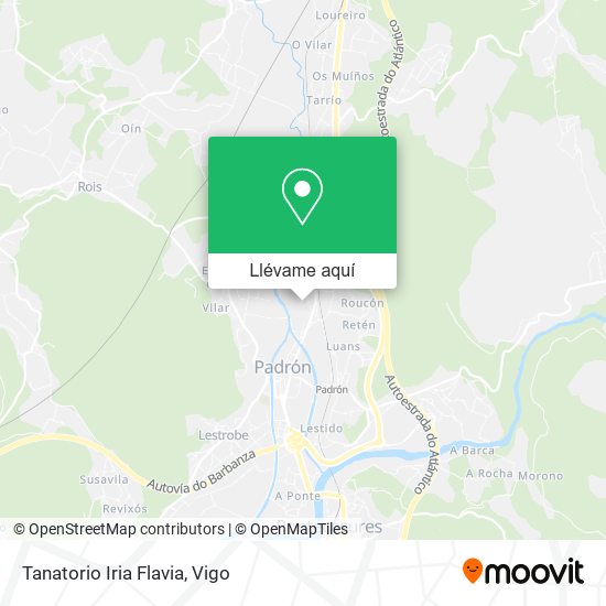 Mapa Tanatorio Iria Flavia