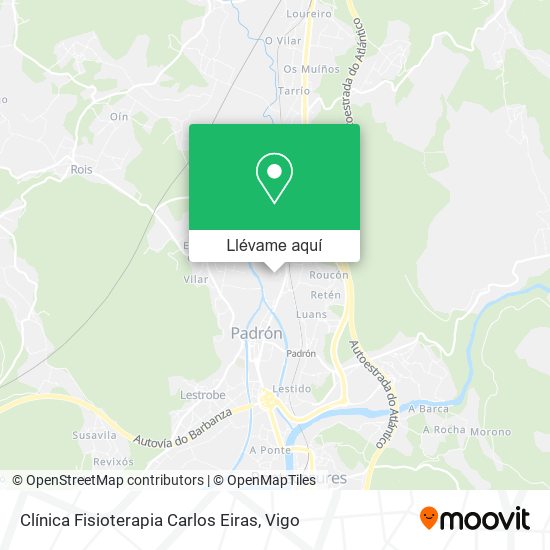 Mapa Clínica Fisioterapia Carlos Eiras