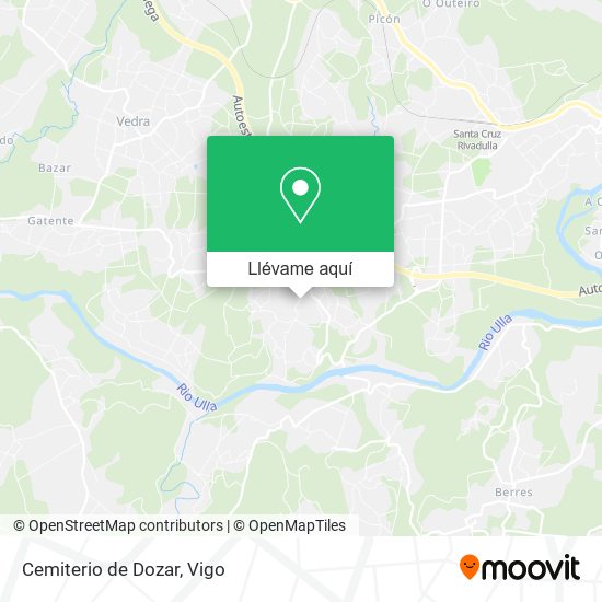Mapa Cemiterio de Dozar
