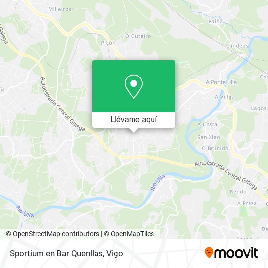 Mapa Sportium en Bar Quenllas