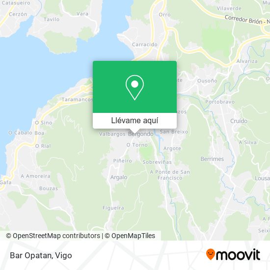 Mapa Bar Opatan