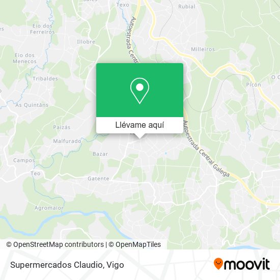 Mapa Supermercados Claudio