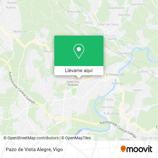 Mapa Pazo de Vista Alegre