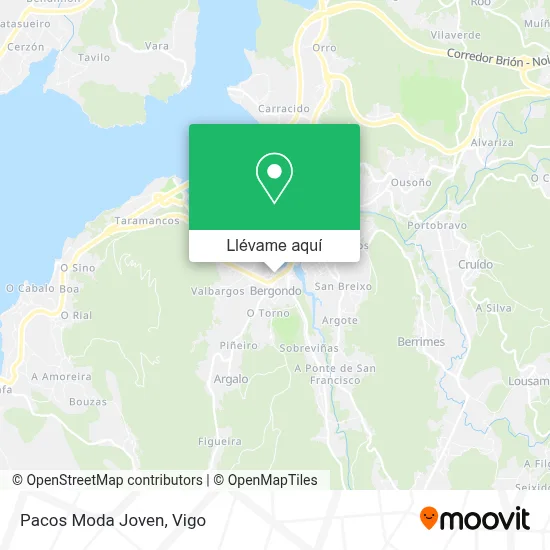 Mapa Pacos Moda Joven