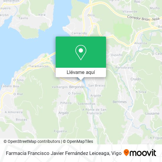 Mapa Farmacia Francisco Javier Fernández Leiceaga