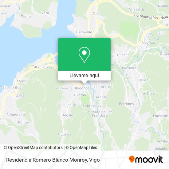 Mapa Residencia Romero Blanco Monroy