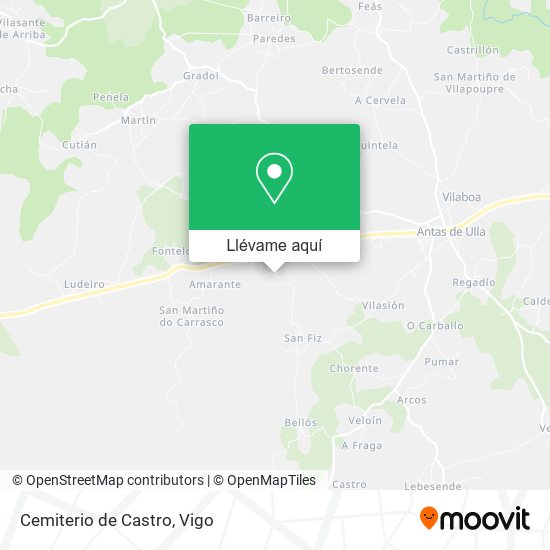 Mapa Cemiterio de Castro