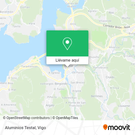 Mapa Aluminios Testal