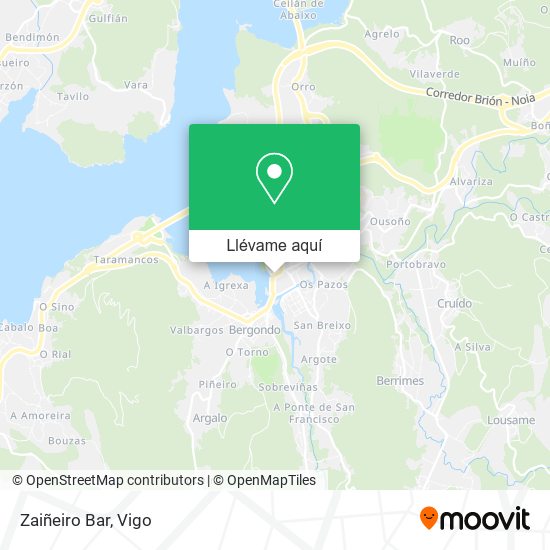 Mapa Zaiñeiro Bar