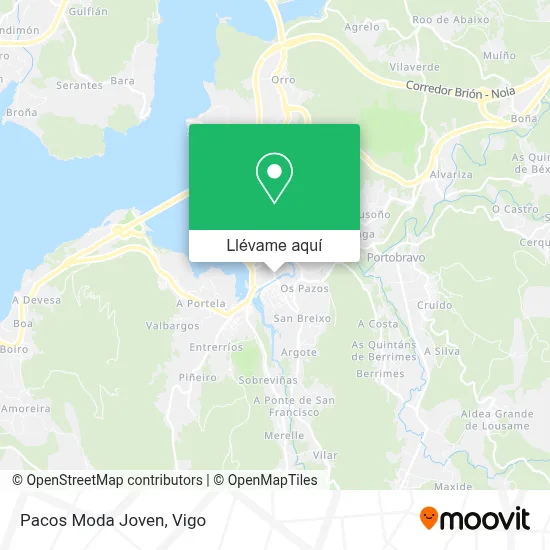 Mapa Pacos Moda Joven