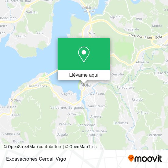 Mapa Excavaciones Cercal