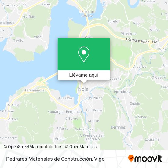 Mapa Pedrares Materiales de Construcción