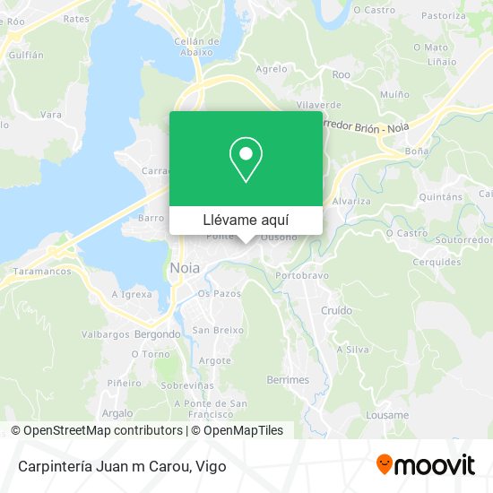 Mapa Carpintería Juan m Carou
