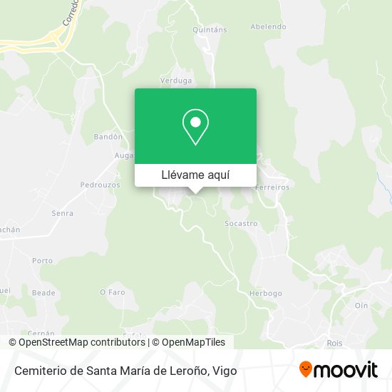 Mapa Cemiterio de Santa María de Leroño