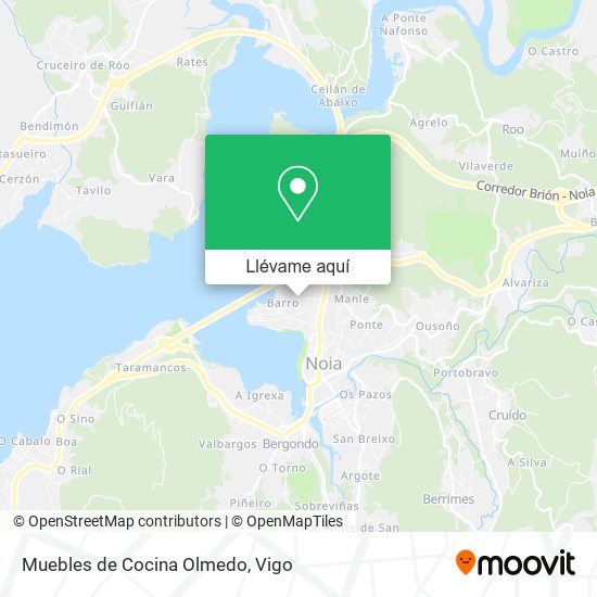 Mapa Muebles de Cocina Olmedo