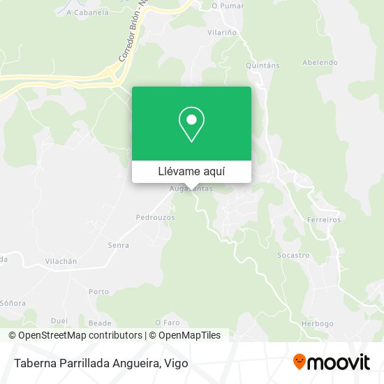 Mapa Taberna Parrillada Angueira