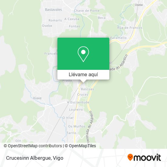 Mapa Crucesinn Albergue