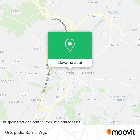 Mapa Ortopedia Sarria