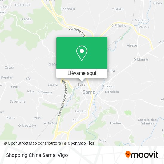 Mapa Shopping China Sarria