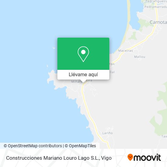 Mapa Construcciones Mariano Louro Lago S.L.