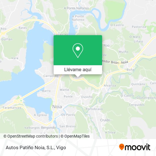 Mapa Autos Patiño Noia, S.L.