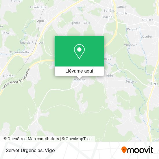 Mapa Servet Urgencias