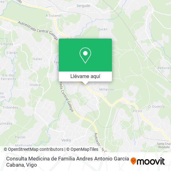 Mapa Consulta Medicina de Familia Andres Antonio García Cabana