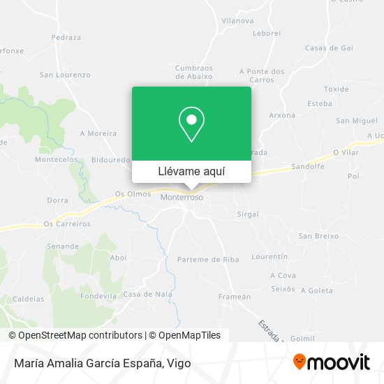 Mapa María Amalia García España