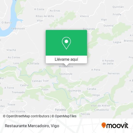 Mapa Restaurante Mercadoiro