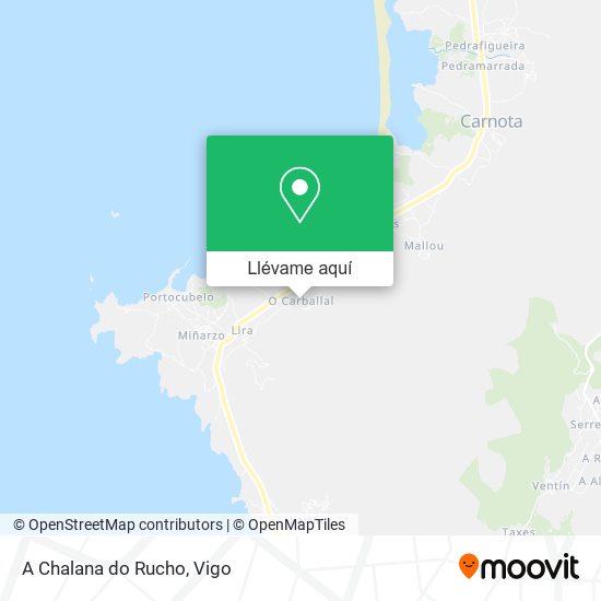 Mapa A Chalana do Rucho