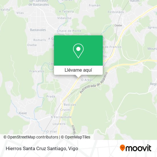 Mapa Hierros Santa Cruz Santiago
