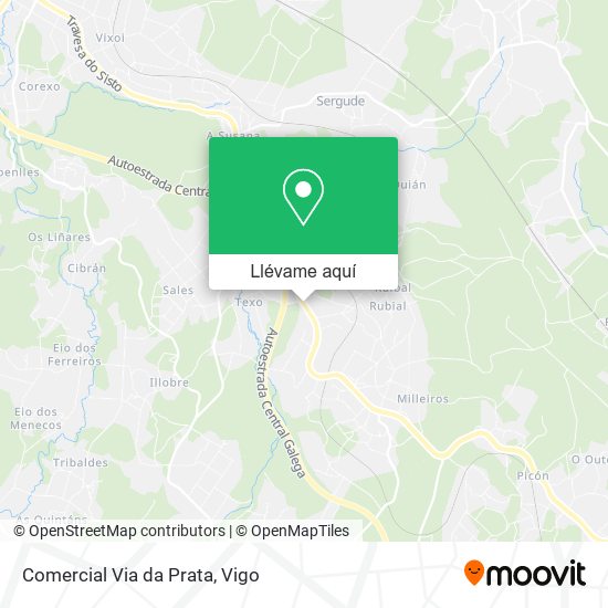 Mapa Comercial Via da Prata