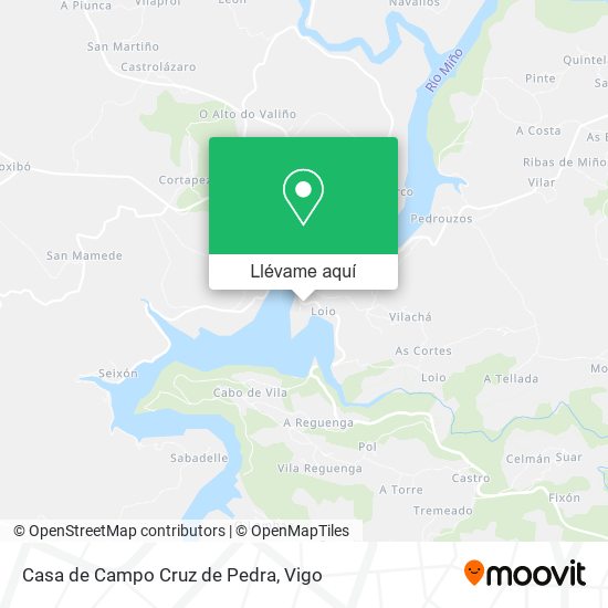 Mapa Casa de Campo Cruz de Pedra