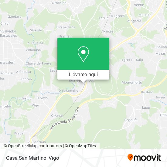 Mapa Casa San Martino