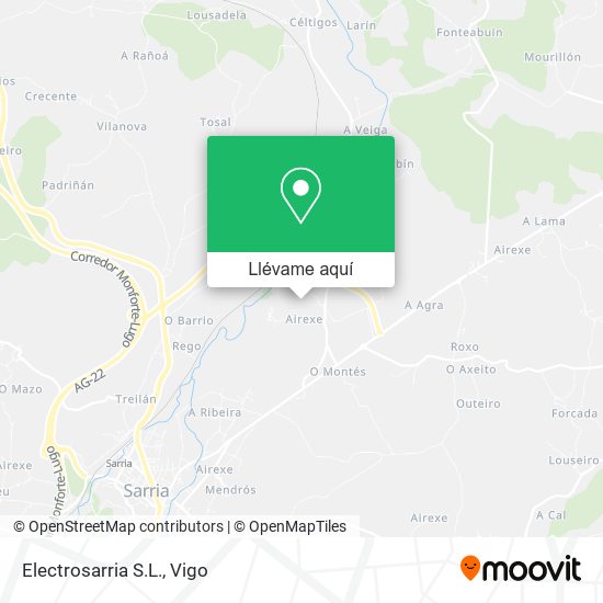 Mapa Electrosarria S.L.