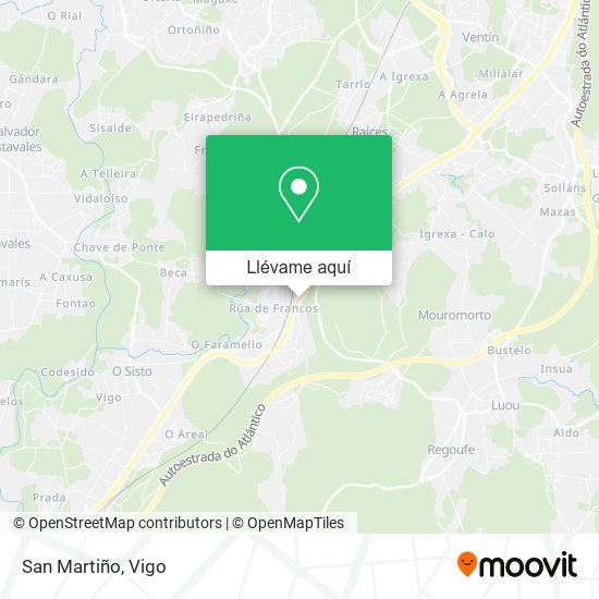 Mapa San Martiño